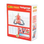 Parking garaža za decu na 4 nivoa sa ulicama i automobilima crvena Polesie