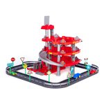 Parking garaža za decu na 4 nivoa sa ulicama i automobilima crvena Polesie - Слика 5