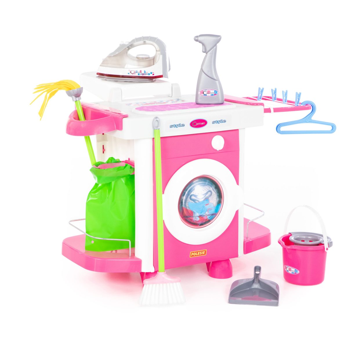 Set za pranje veša sa peglom za decu Polesie - Слика 2
