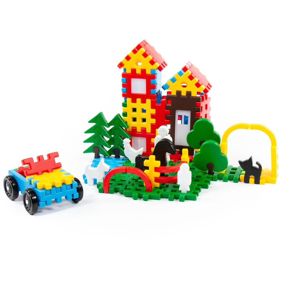 4826_2_1_01 Konstruktorski set Porodica 120 delova Polesie - Слика 5