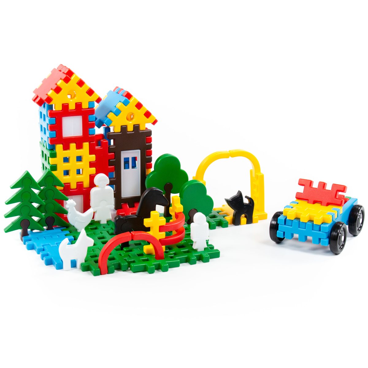 4826_2_1_06 Konstruktorski set Porodica 120 delova Polesie - Слика 4