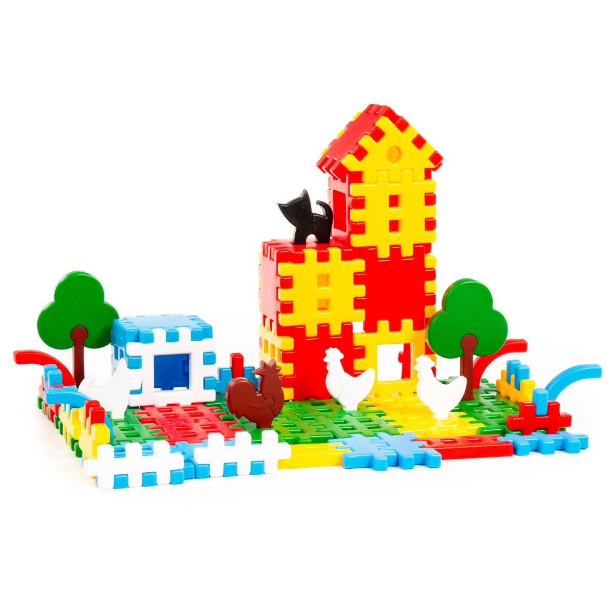 4864_2_1_06 Konstruktorski set Farma 112 delova Polesie - Слика 1