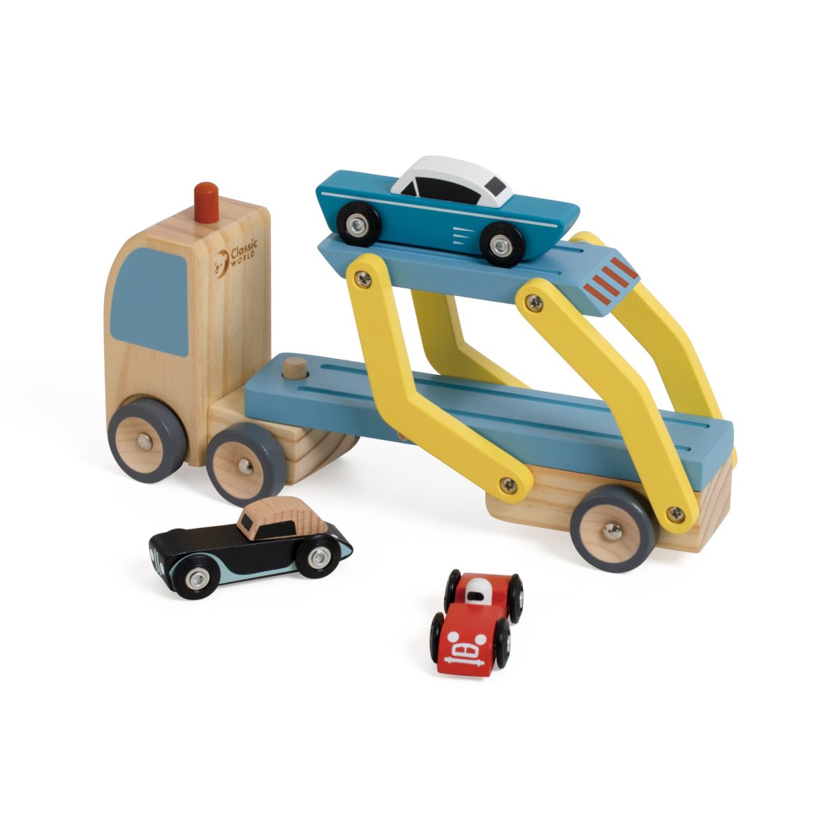 Drveni igračka Transporter kamion Classic World - Слика 10