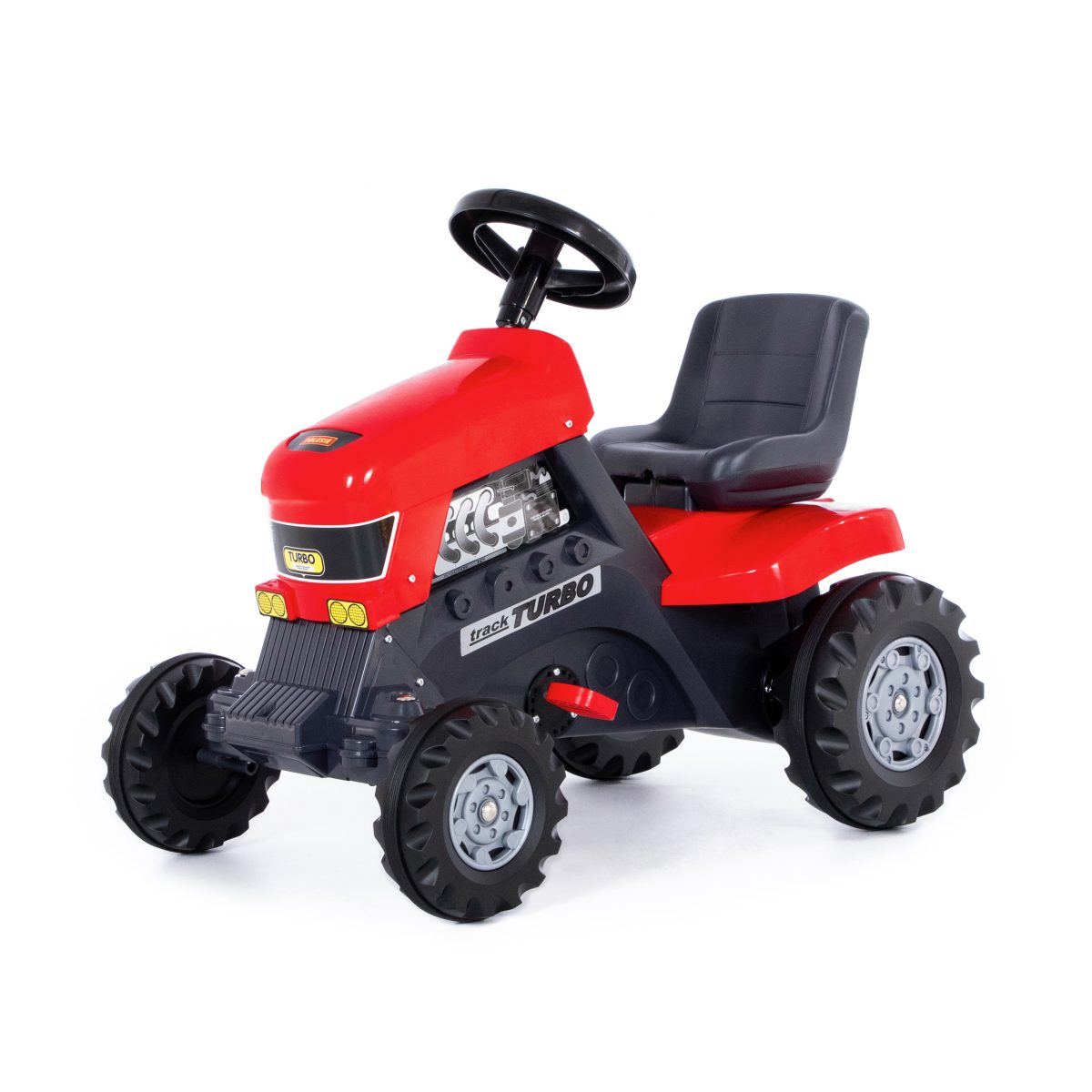 52674_2_1_01 Veliki traktor sa pedalama za decu Turbo crveni Polesie - Слика 2