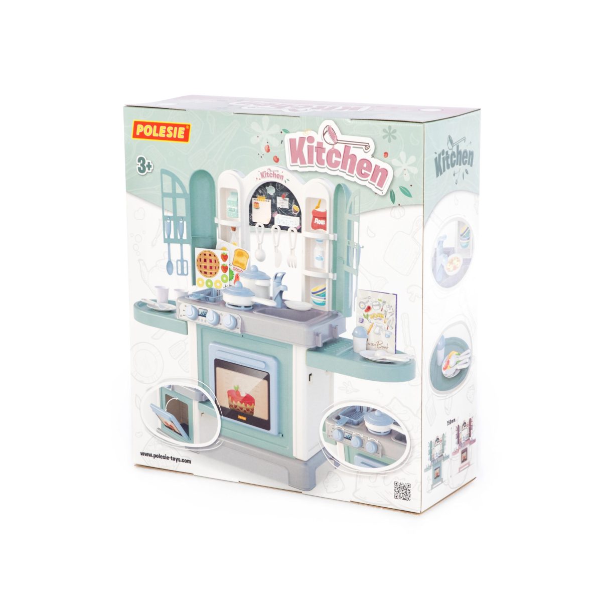 Kuhinja Natura pastelno plava Polesie - Слика 6