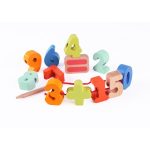 Drveni set Nizalica Brojevi Classic World - Слика 5