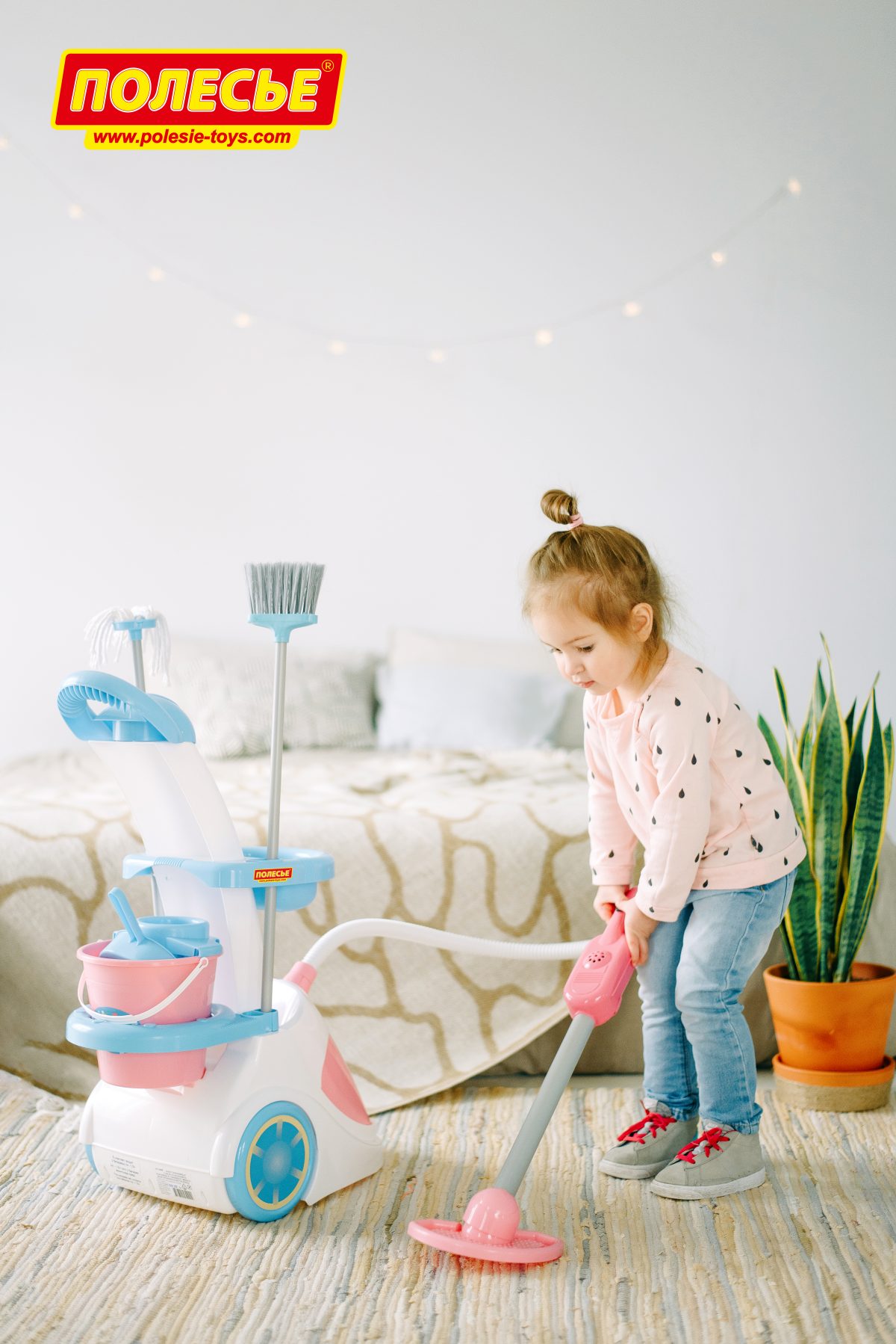 54999_2 Kolica za čišćenje sa usisivačem za decu Polesie - Слика 4