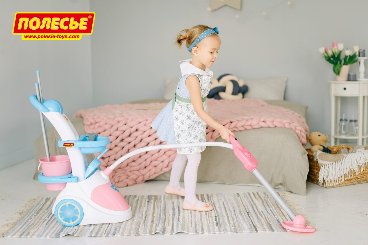 54999_4 Kolica za čišćenje sa usisivačem za decu Polesie - Слика 6