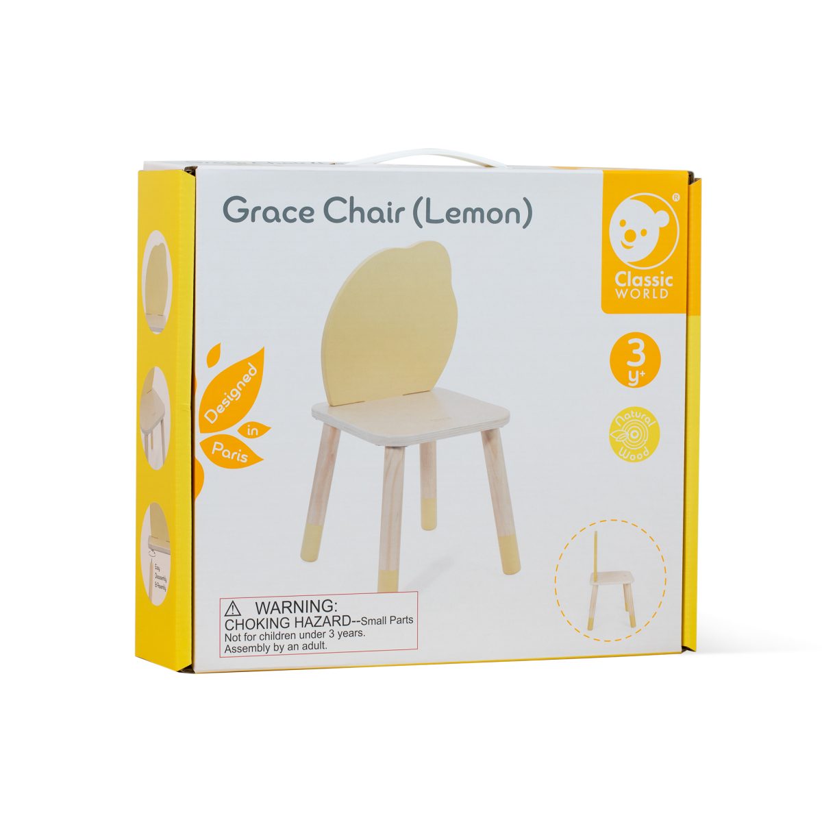 Drvena stolica Lemon Classic World - Слика 9