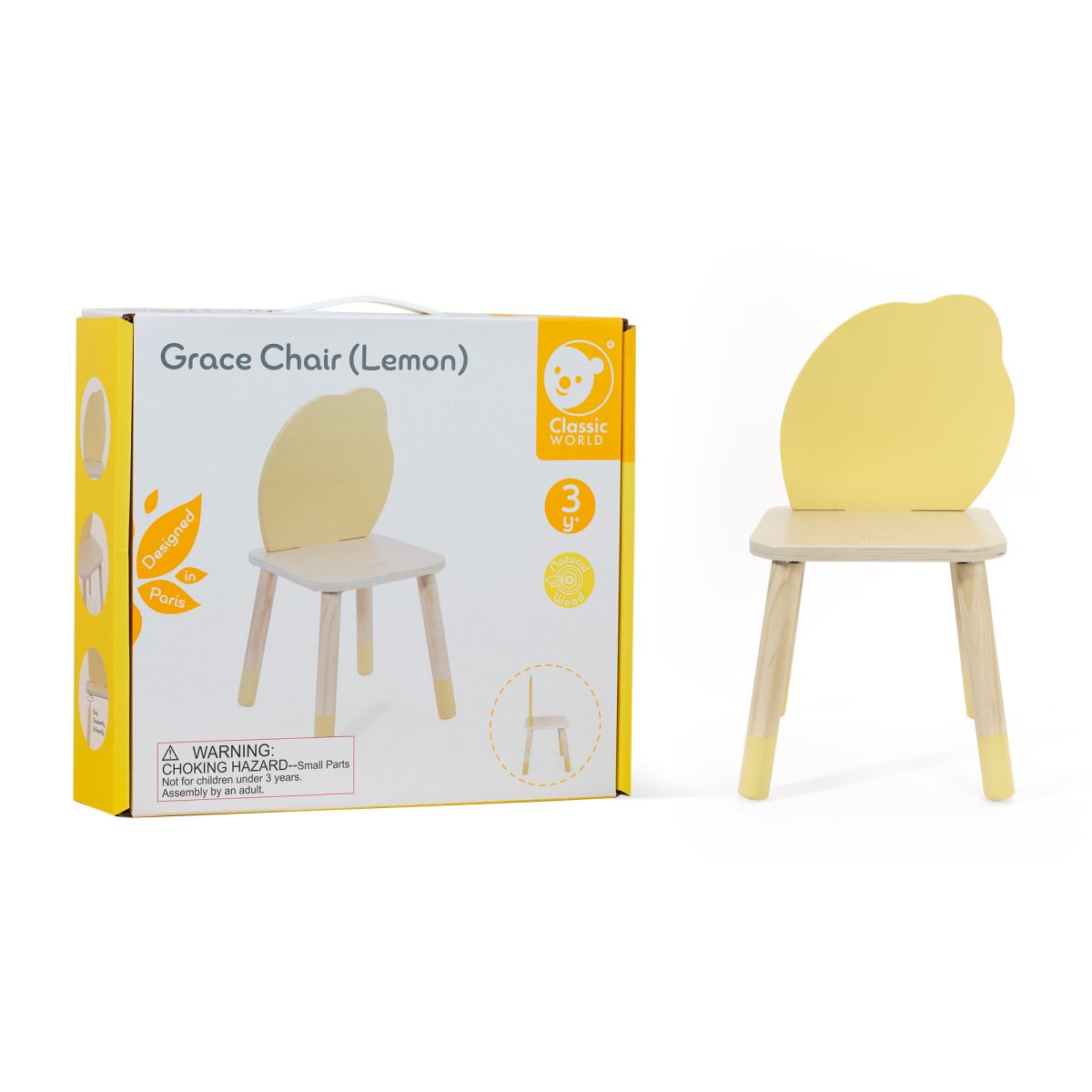 Drvena stolica Lemon Classic World - Слика 1