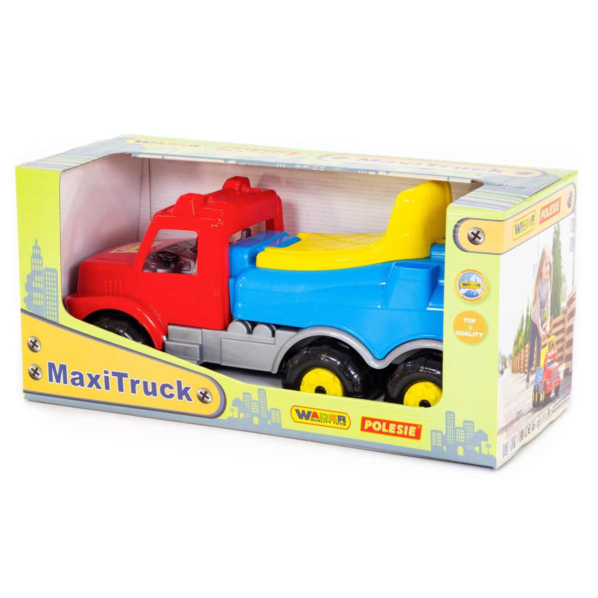 Guralica MaxiTruck crveno-plava Polesie - Слика 4