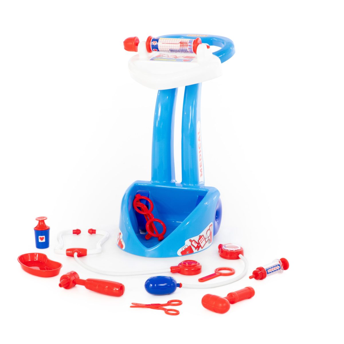 Doktroski set kolica za decu 10 delova Polesie - Слика 2