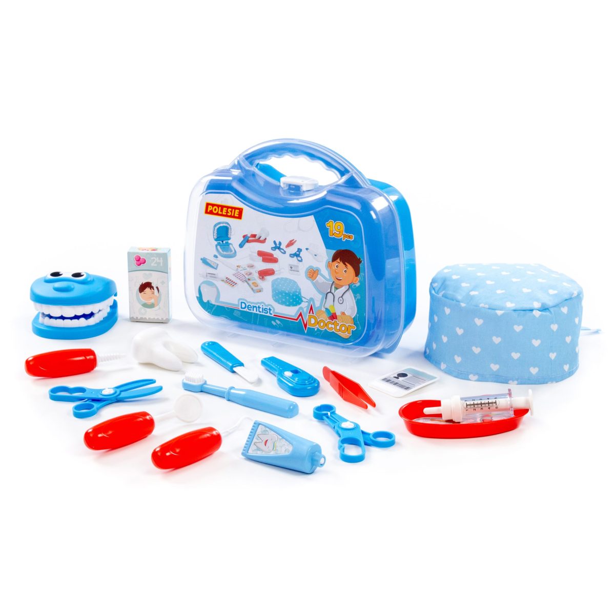 Veliki doktorski set za decu Zubar 19 delova Polesie - Слика 2