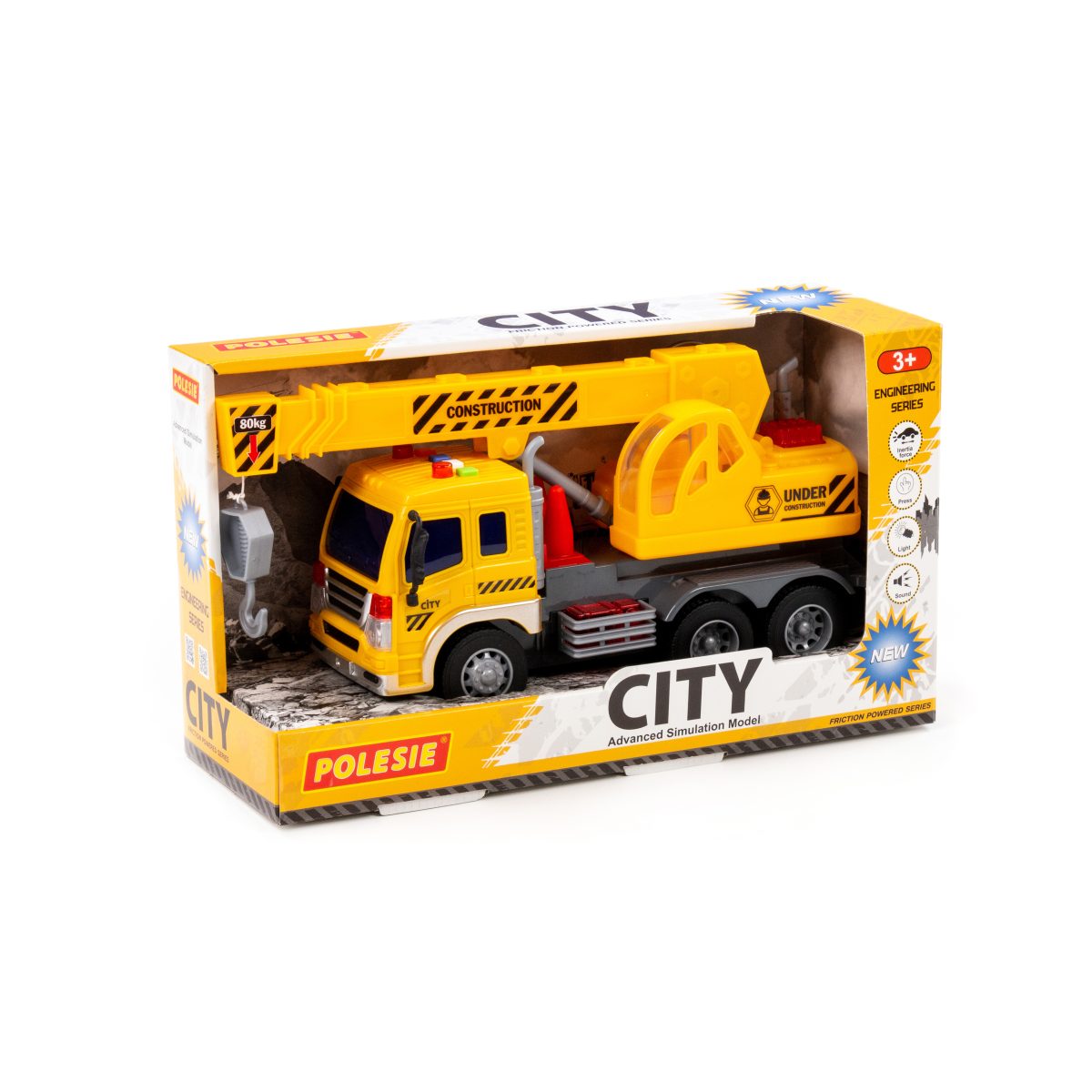 86532_2_01_06 Veliki Kamion za decu sa kranom City Polesie - Слика 3