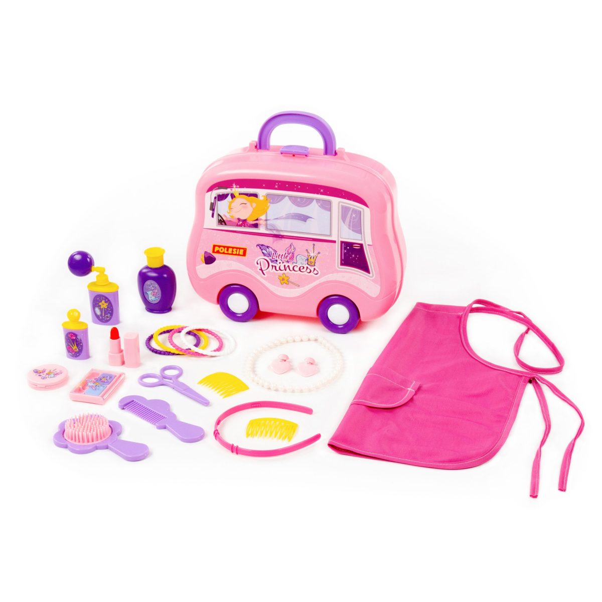 Salon lepote za decu Mala Princeza 23 dela u koferu Polesie - Слика 3