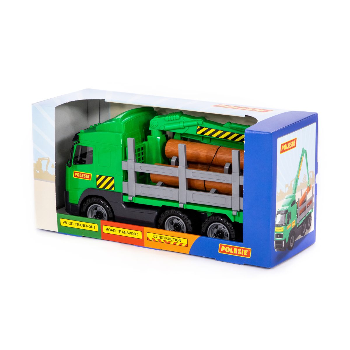 9531_2_01_01 Veliki Kamion za decu za drva PowerTruck Polesie - Слика 1