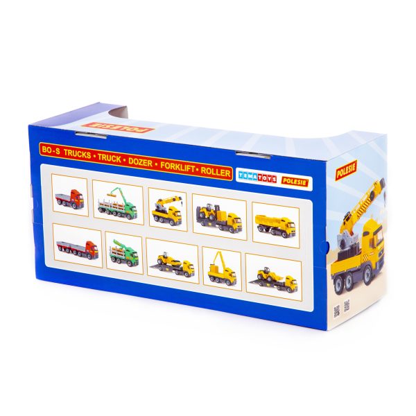 Veliki Kamion za decu PowerTruck sa spuštenim stranom sa prikolicom Polesie