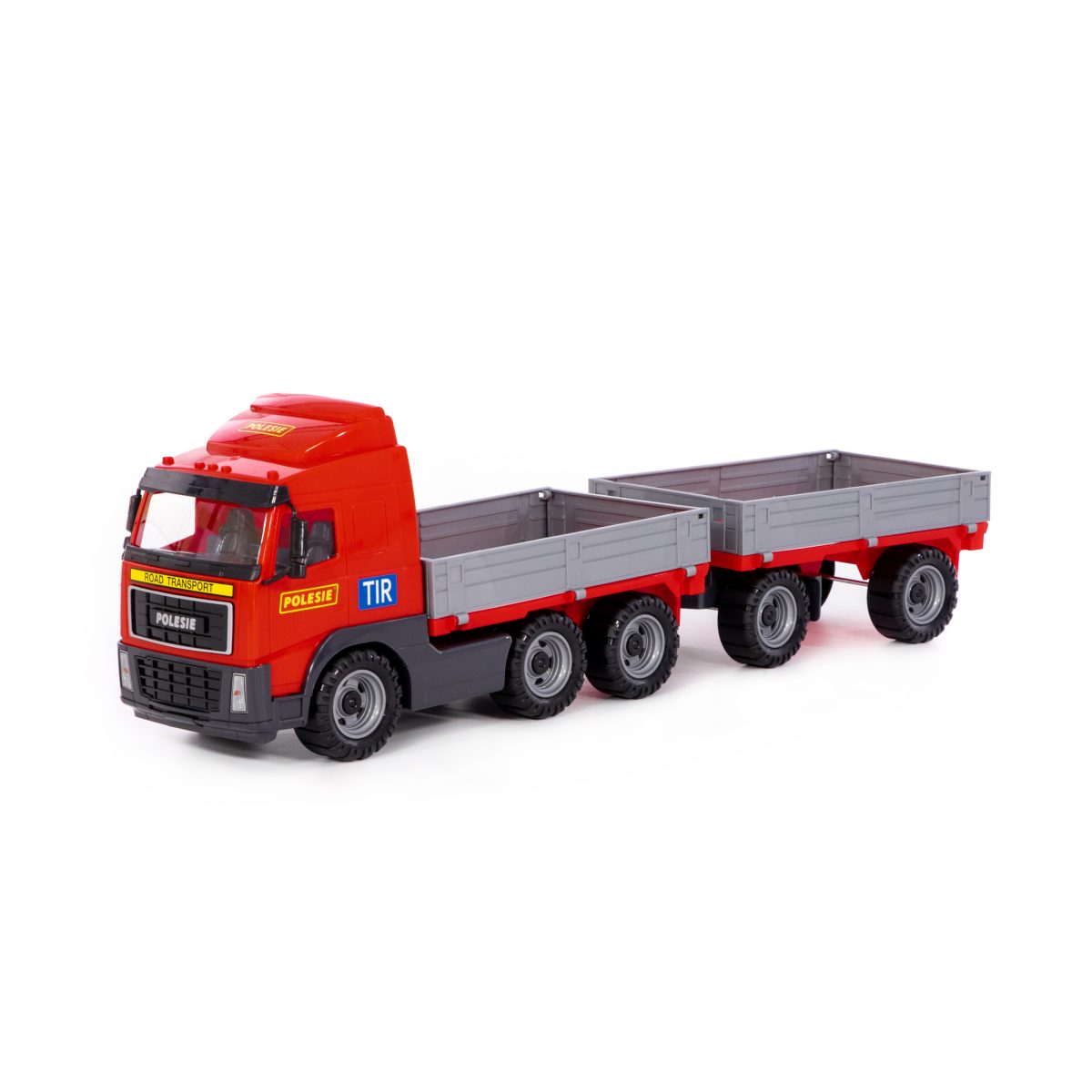 9722_2_1_01 Veliki Kamion za decu PowerTruck sa spuštenim stranom sa prikolicom Polesie - Слика 2