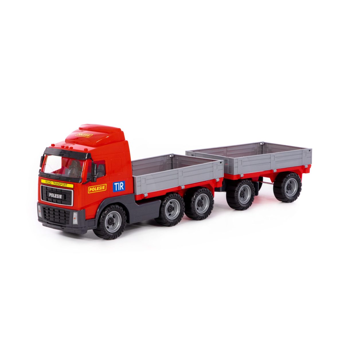 Veliki Kamion za decu PowerTruck sa spuštenim stranom sa prikolicom Polesie - Слика 2