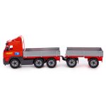 Veliki Kamion za decu PowerTruck sa spuštenim stranom sa prikolicom Polesie - Слика 5