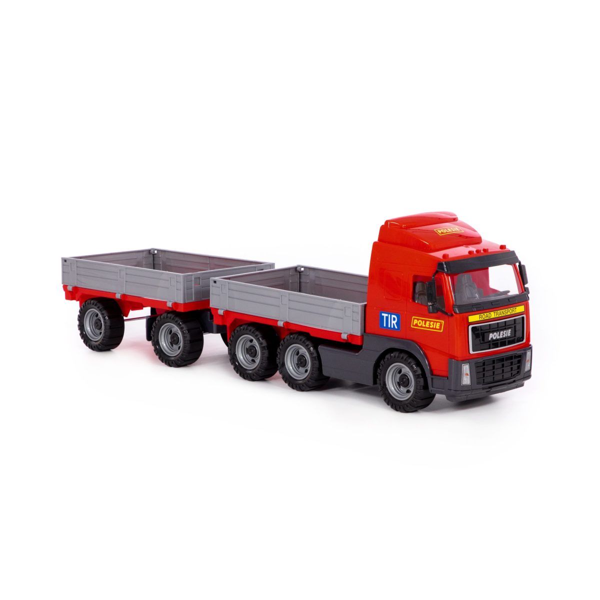 Veliki Kamion za decu PowerTruck sa spuštenim stranom sa prikolicom Polesie - Слика 7