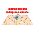Podloga za igru Bebi Farma 200 x 120cm x 5mm Rollmatz - Слика 3