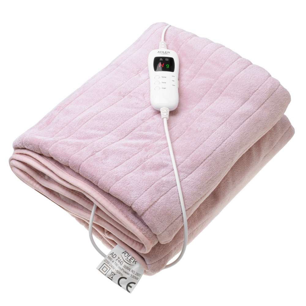 adler-ad7443-elektricno-grejno-cebe-sa-tajmerom-160x80-roze ADLER AD7443 ELEKTRIČNO GREJNO ĆEBE SA TAJMEROM 160X80 ROZE - Слика 1