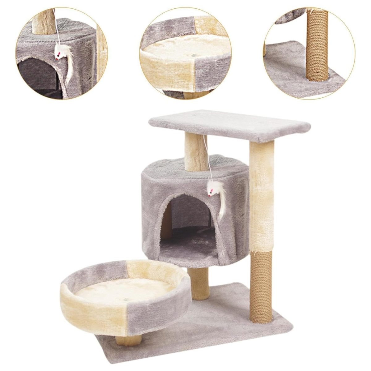 CESKO ZA MACKE PINI LIGHT GRAY - Слика 3