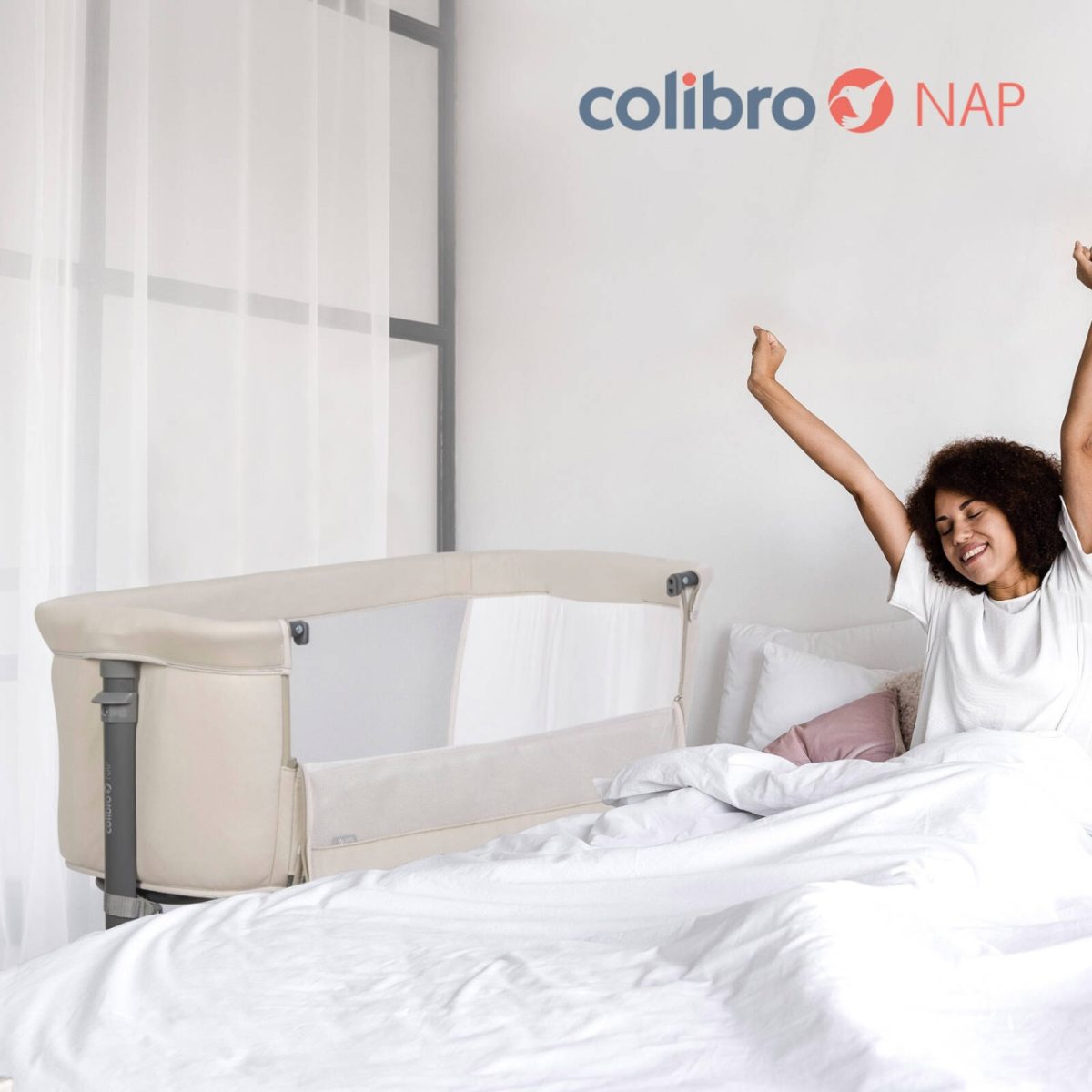 COLIBRO PRENOSIVI KREVETAC NAP TAUPE - Слика 6