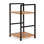 Drvena polica sa dva nivoa, loft wild oak - Слика 2