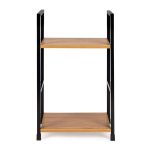 Drvena polica sa dva nivoa, loft wild oak - Слика 3