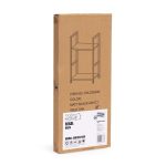 Drvena polica sa dva nivoa, loft wild oak - Слика 7