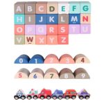 DRVENE EDUKATIVNE KOCKE CITY SA PODLOGOM 115 KOMADA - Слика 3