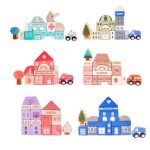 DRVENE EDUKATIVNE KOCKE CITY SA PODLOGOM 115 KOMADA - Слика 5