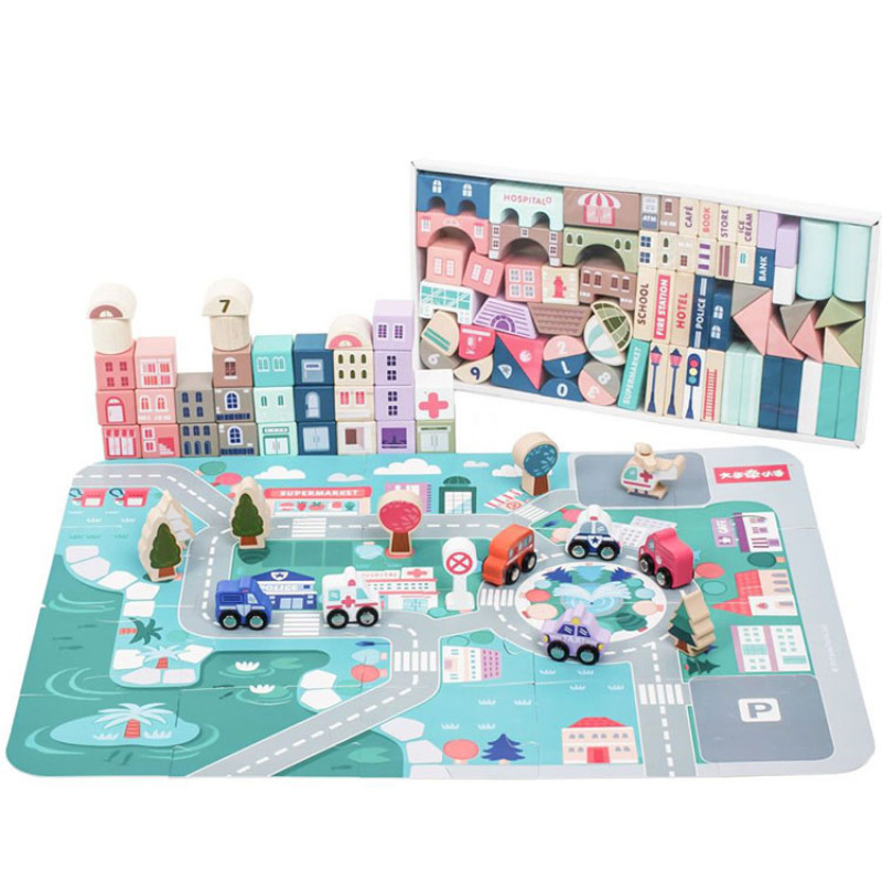 drvene-edukativne-kocke-city-sa-podlogom-115-komada2222 DRVENE EDUKATIVNE KOCKE CITY SA PODLOGOM 115 KOMADA - Слика 1