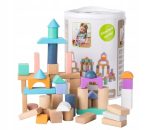 Drvene kocke 100 komada sa kanticom i sorterom ECOTOYS - Слика 5