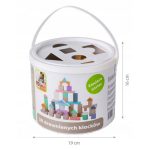 DRVENE KOCKE 50 KOMADA BUCKET + SORTER - Слика 5