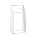 Držač za peškire sa 4 šipke beli - Слика 4