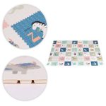 Edukativna podloga za igru sa dva lica, sklopiva sa torbom 200X150 ECOTOYS - Слика 7