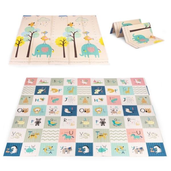 Edukativna podloga za igru sa dva lica, sklopiva sa torbom 200X180 ECOTOYS