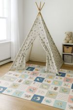 Edukativna podloga za igru sa dva lica, sklopiva sa torbom 200X180 ECOTOYS - Слика 3