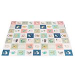 Edukativna podloga za igru sa dva lica, sklopiva sa torbom 200X180 ECOTOYS - Слика 4