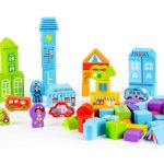 EDUKATIVNE DRVENE KOCKE CITY 100 KOM - Слика 3