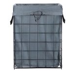 ESTIA ES01-30094 SKLOPIVA KORPA ZA VEŠ SA METALNIM RAMOM 35X40X55CM - Слика 2