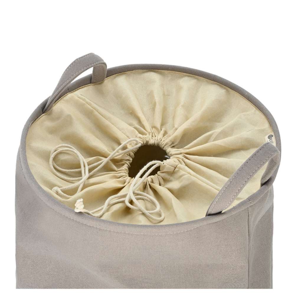 estia-es02-19532-korpa-za-ves-2 ESTIA ES02-19532 KORPA ZA VEŠ SA RUČKAMA 65L BEŽ 36X36X50CM - Слика 2