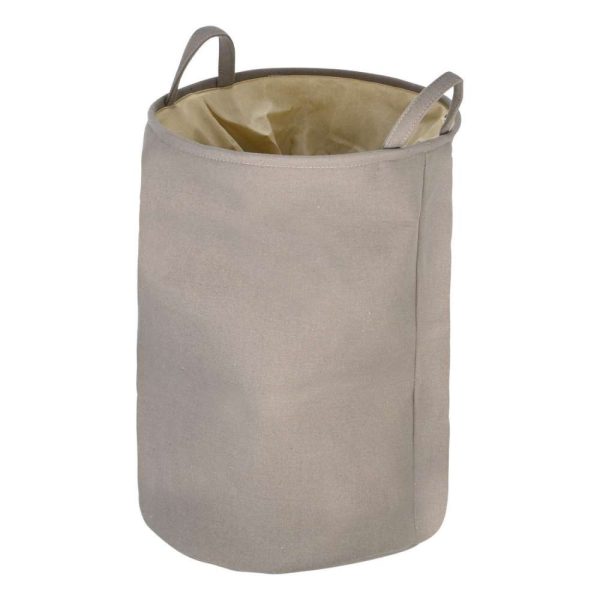 ESTIA ES02-19532 KORPA ZA VEŠ SA RUČKAMA 65L BEŽ 36X36X50CM