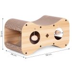 Grebalica za mačke sa kućicom i krevetom 1004 - Слика 11