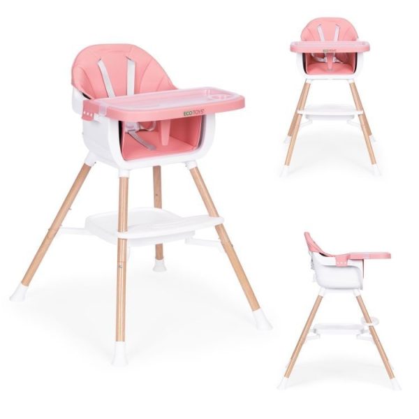 Hranilica za bebe 2u1 pink ECOTOYS