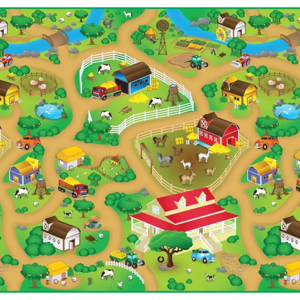 Podloga za igru Farma 200 x 120cm Rollmatz
