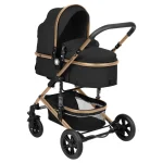 Kikka Boo Amaia Premium kolica za bebe 3u1 Black - Слика 4